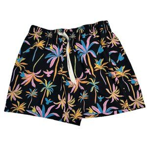 Chubbies Men’s Large 5.5" Swim Trunks Beach  Palm Trees Pockets Lined